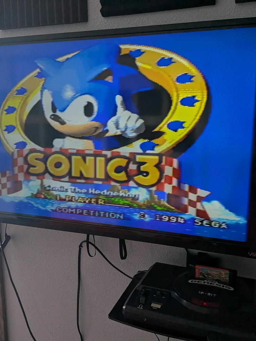 SEGA Genesis 16-Bit Console Bundle in Black with Controllers and Games